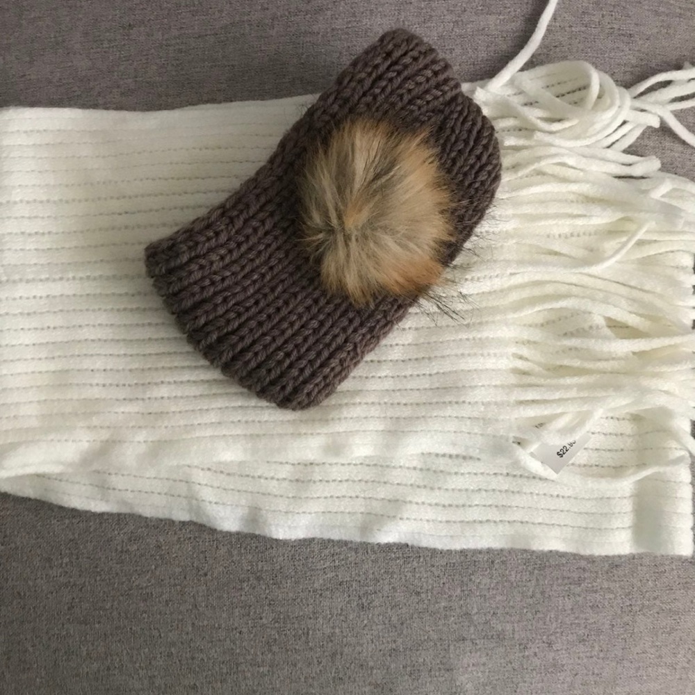 NY & Co Scarf and head wrap combo